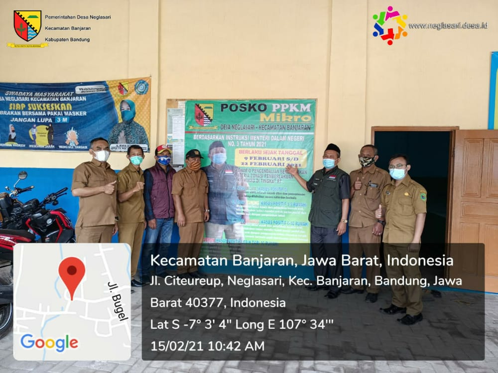 PEMBENTUKAN POSKO COVID-19 DESA NEGLASARI